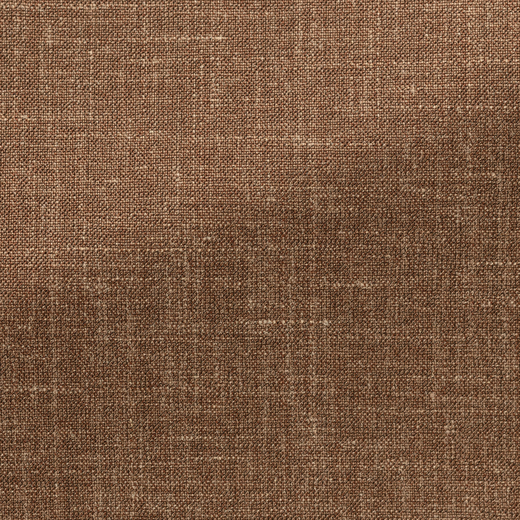 Terracotta Mélange Wool Silk Linen Tropical Suit