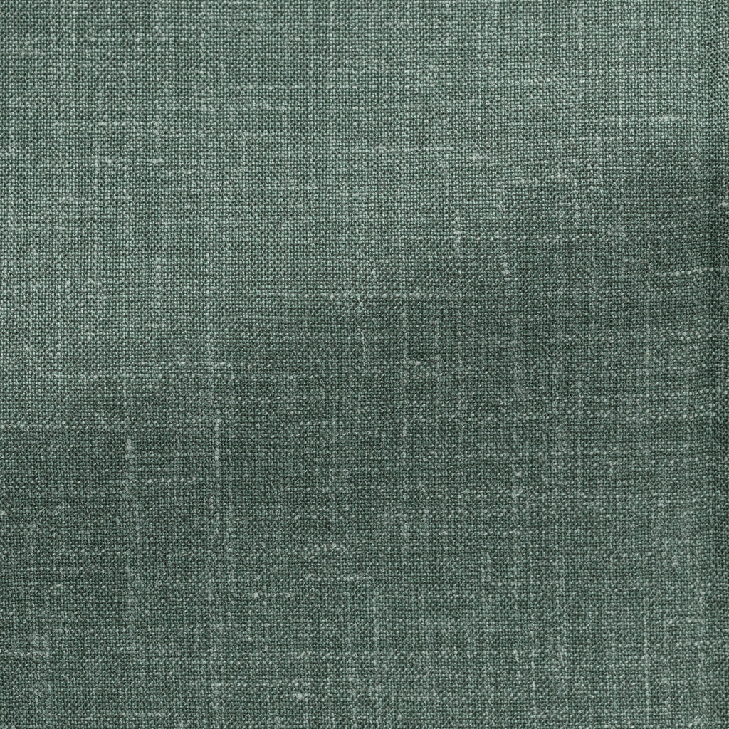Dark Sage Wool Silk Linen Tropical Suit
