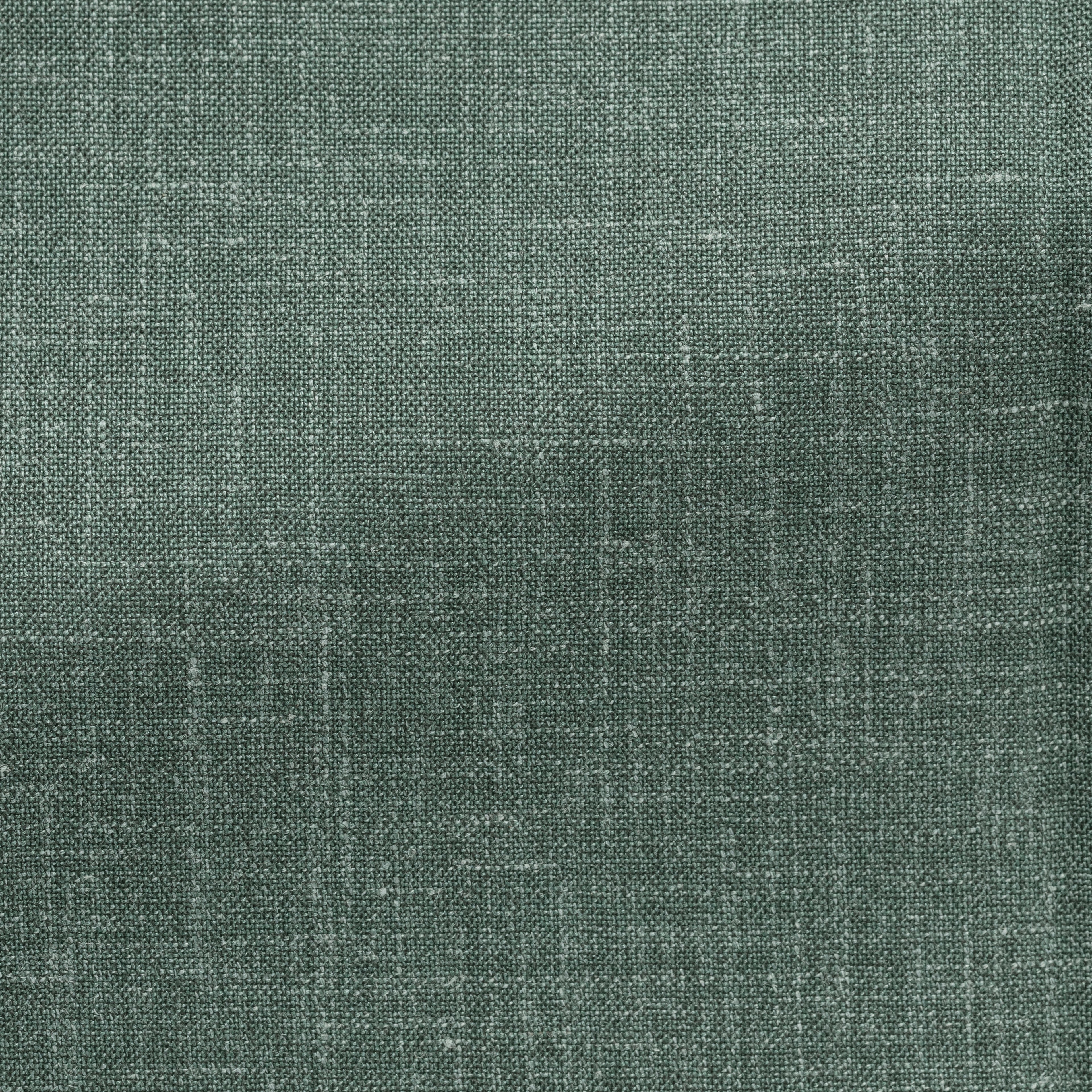 Dark Sage Wool Silk Linen Tropical Suit