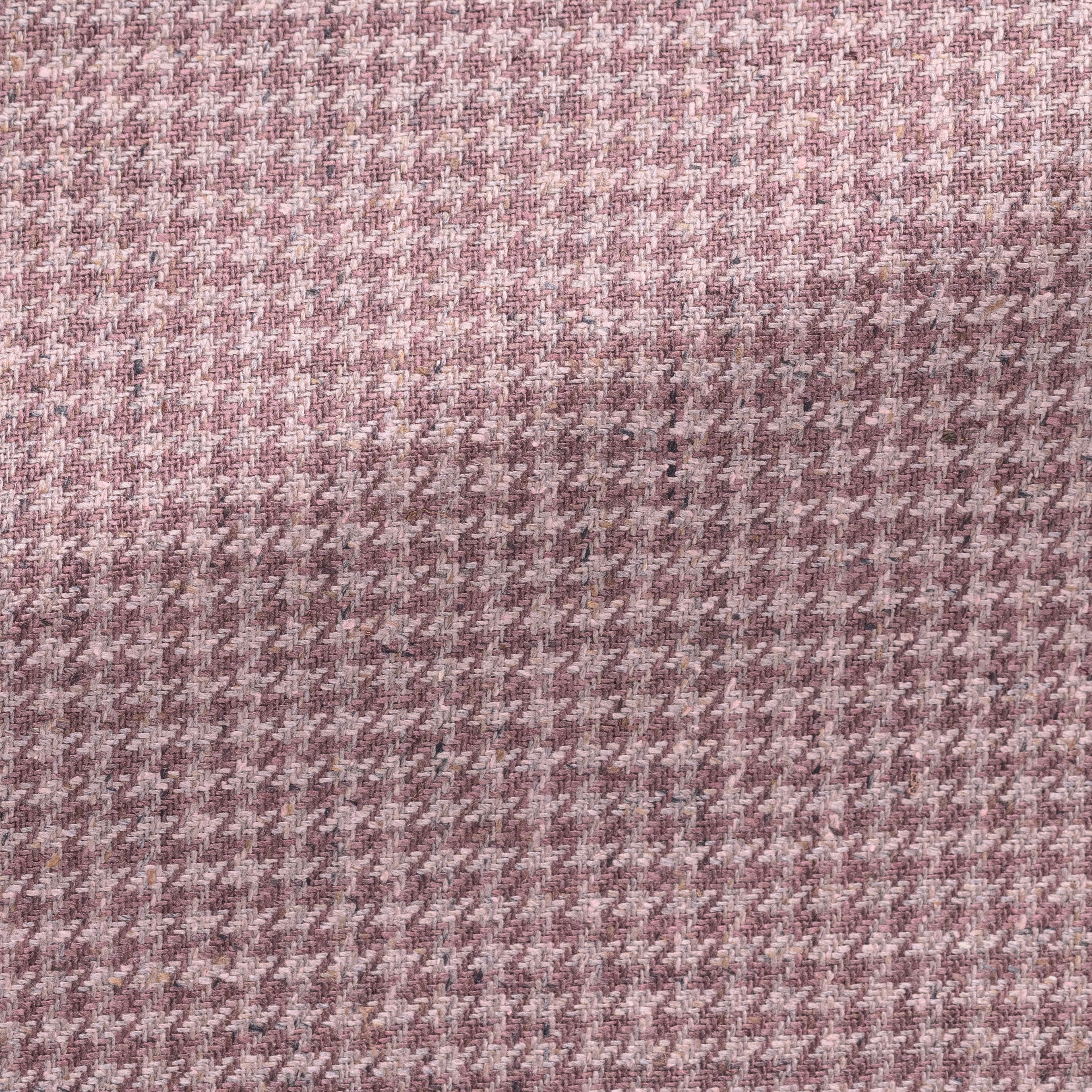 Mauve Light Pink Silk Houndstooth Blazer