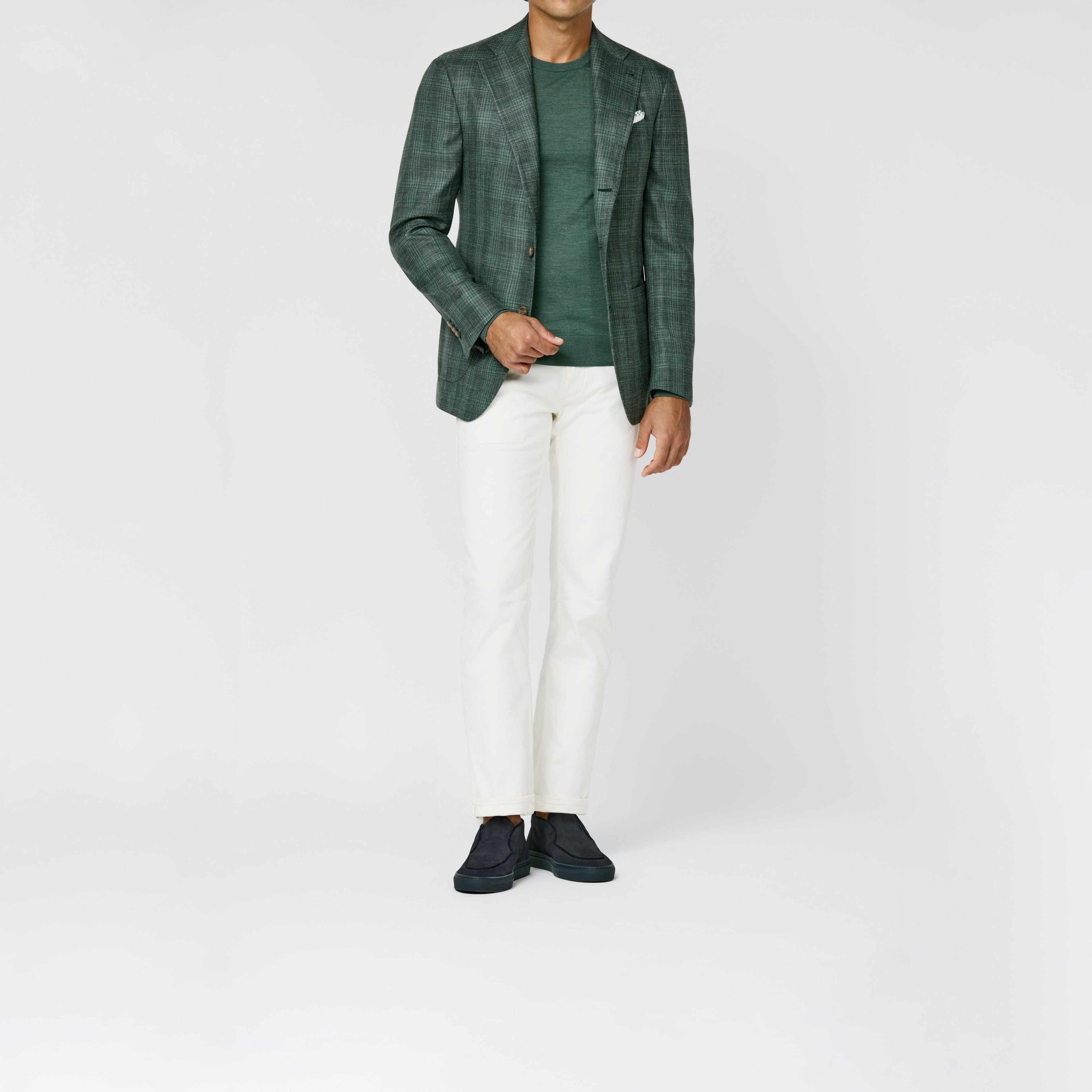 Mixed Green Glencheck Blazer