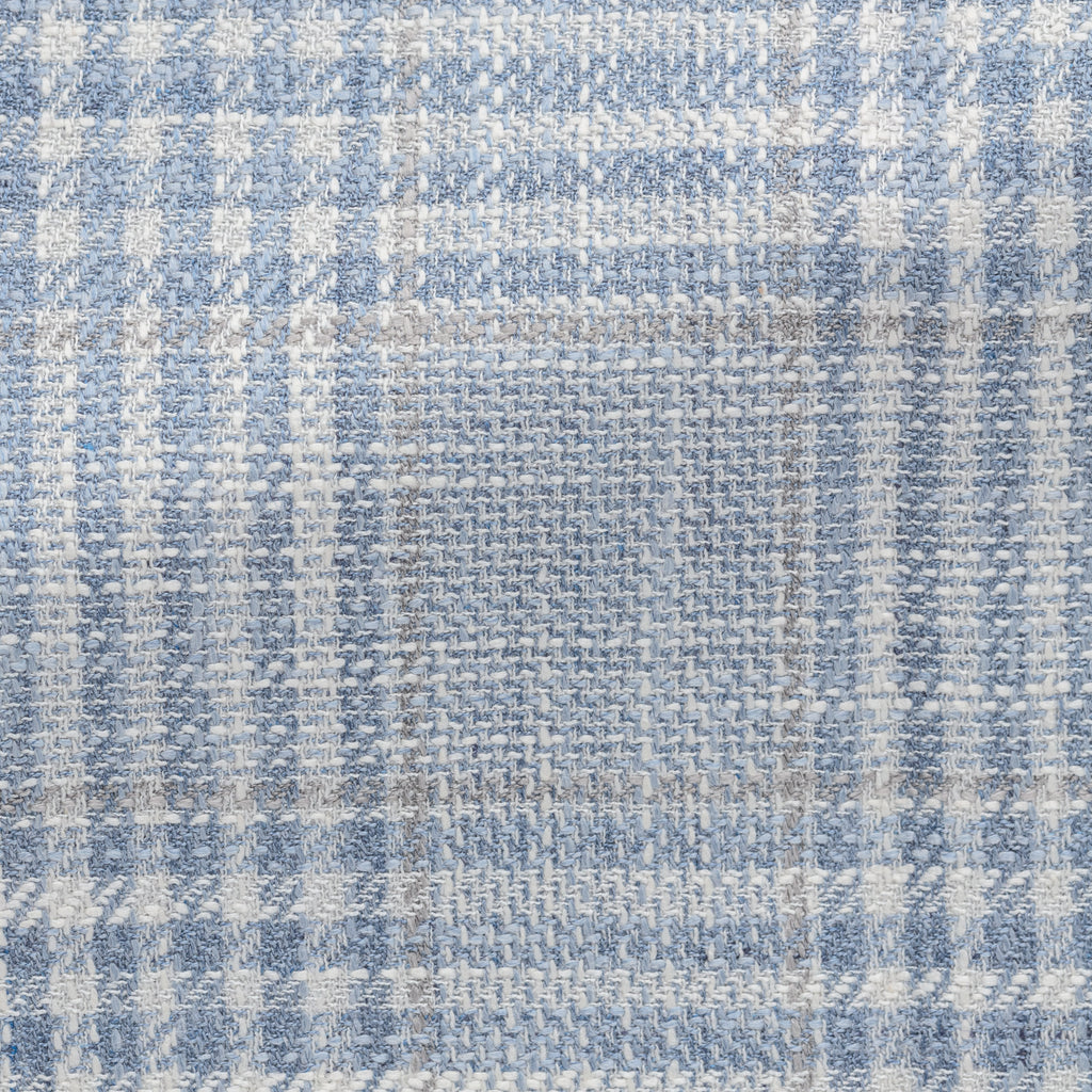 Sky Blue Ivory Glencheck Windowpane Blazer