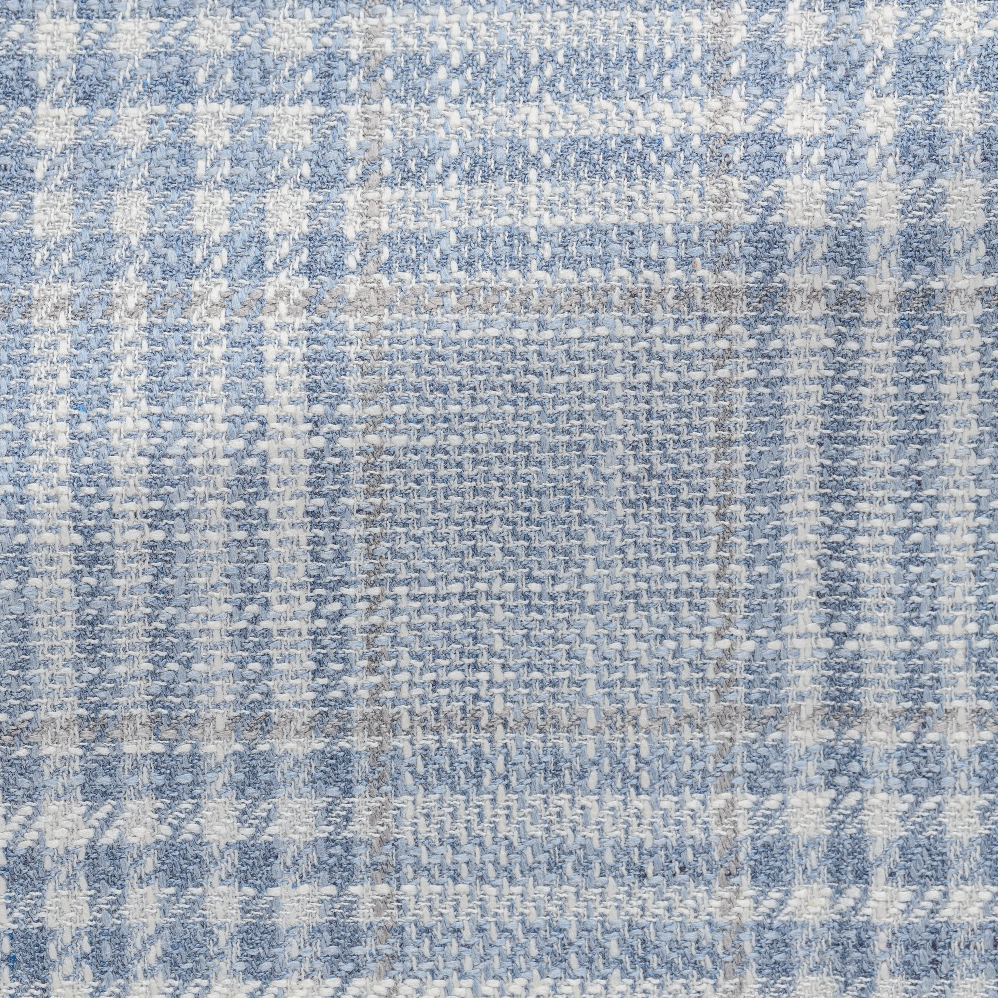 Sky Blue Ivory Glencheck Windowpane Blazer