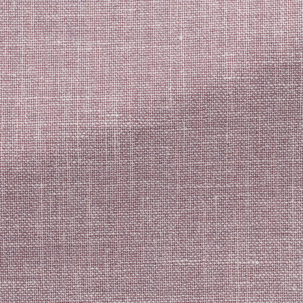 Light Pink Mélange Wool Silk Linen Basketweave Blazer