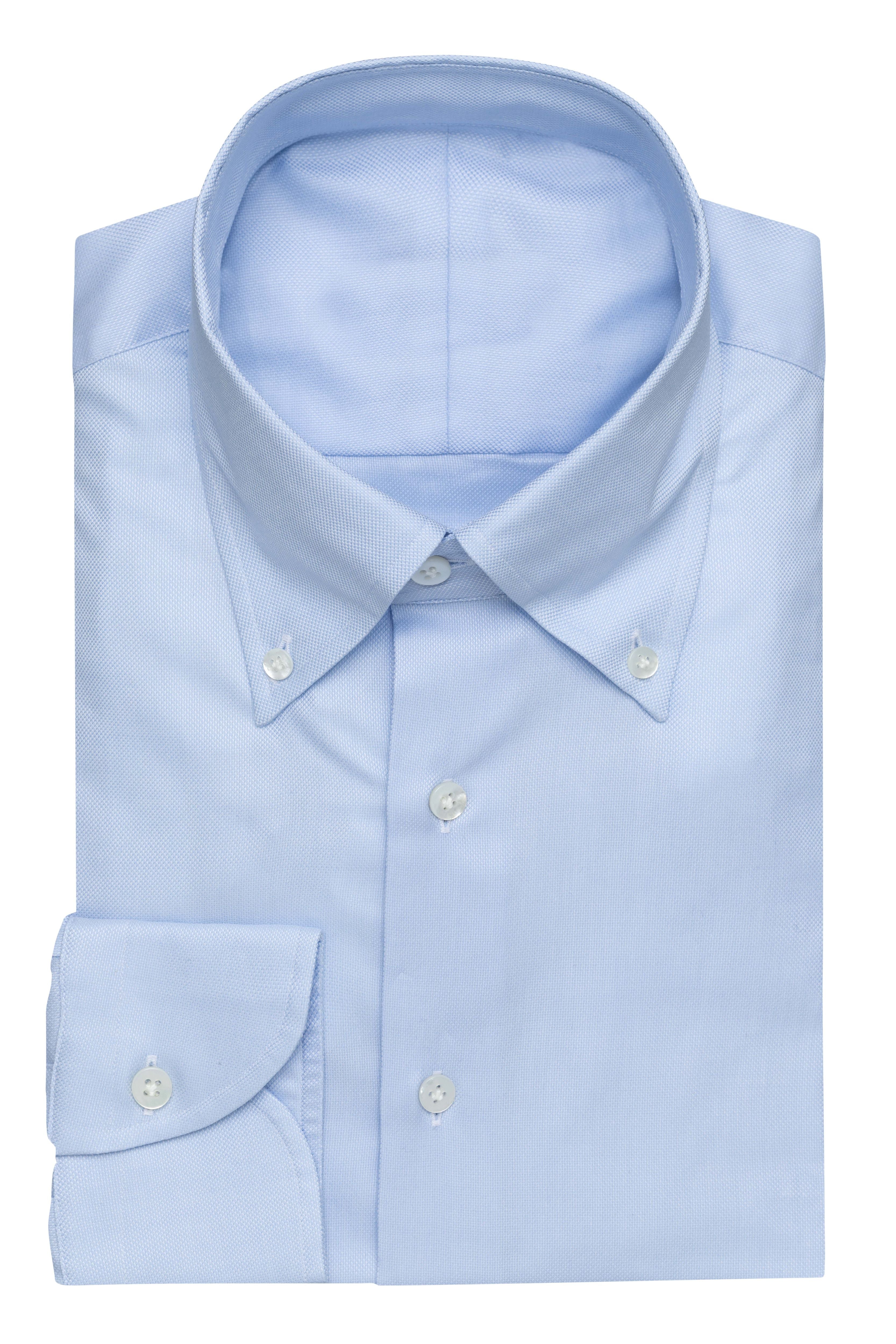 Natural Stretch Cotton Microstructure Shirt